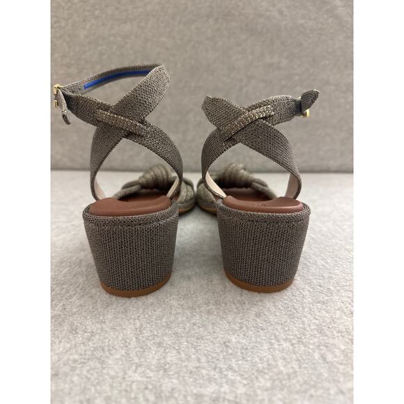 Rothy’s The Knot Sandal – Silver Sand – Size 7 – New Without Box - Picture 5 of 7